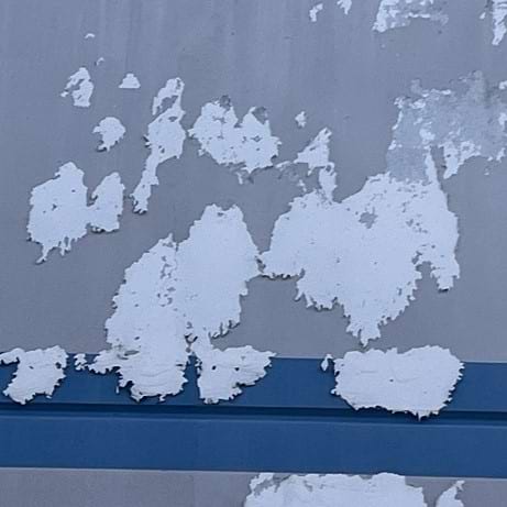 Paint Peeling On Building